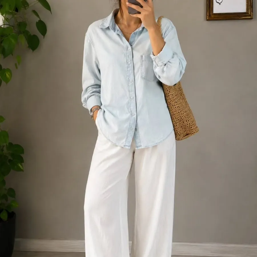 شومیز جین forever21
