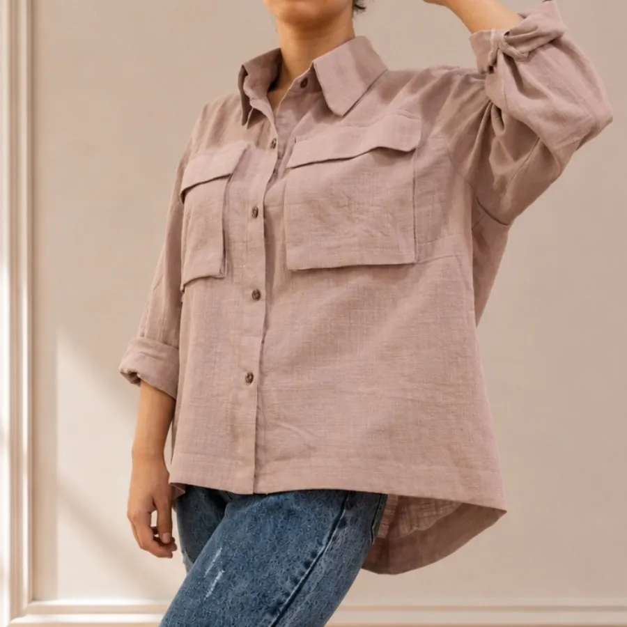 شومیز لینن تابستانی