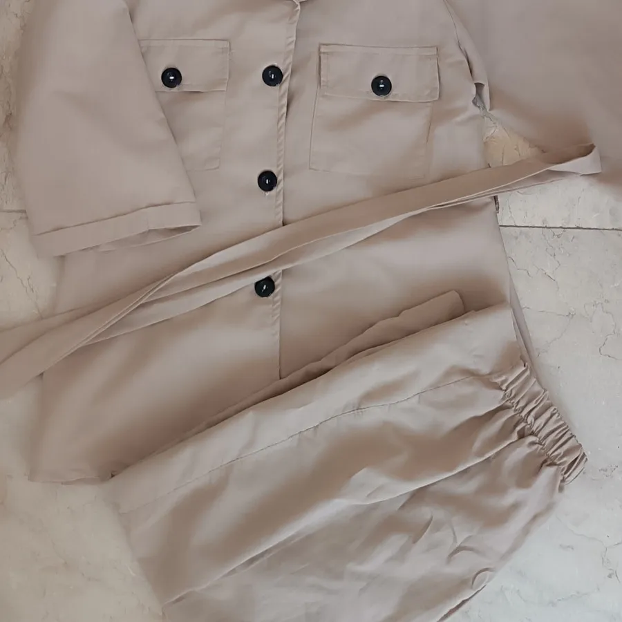 کت شلوار تابستانه نخی