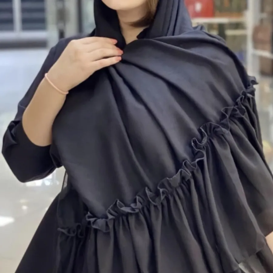 شال مشکی دامنی