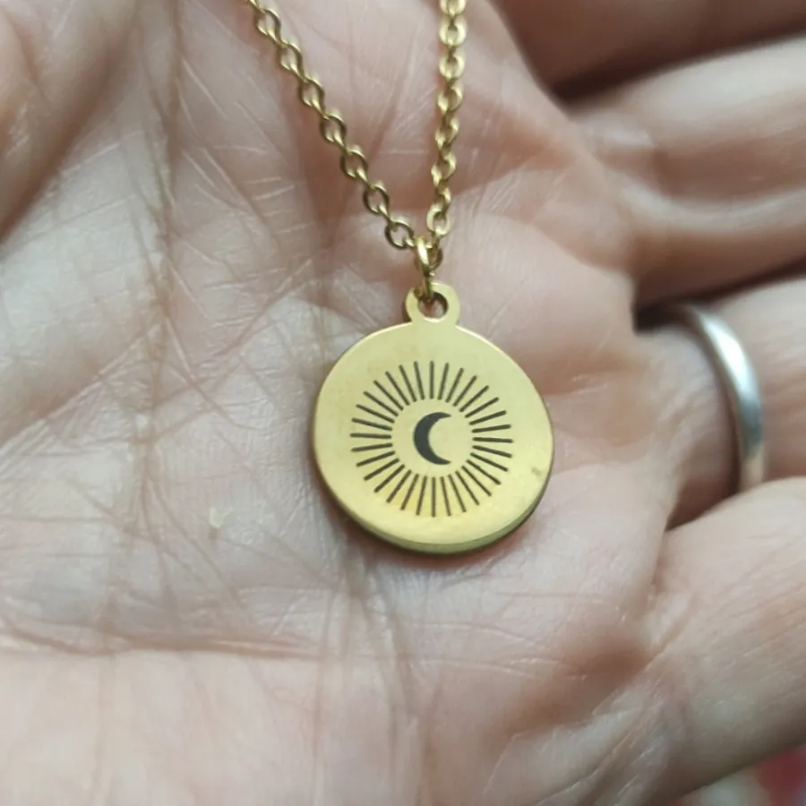 گردنبند کپی طلا رنگ ثابت