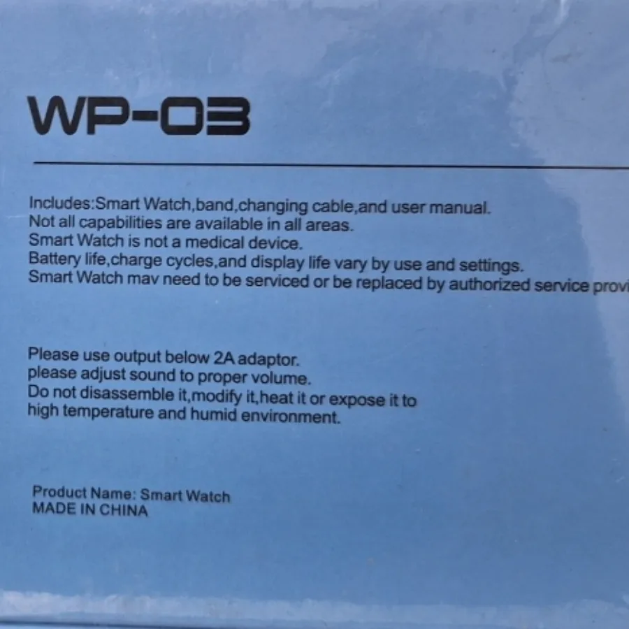 WP-03 ساعت مچی هوشمند