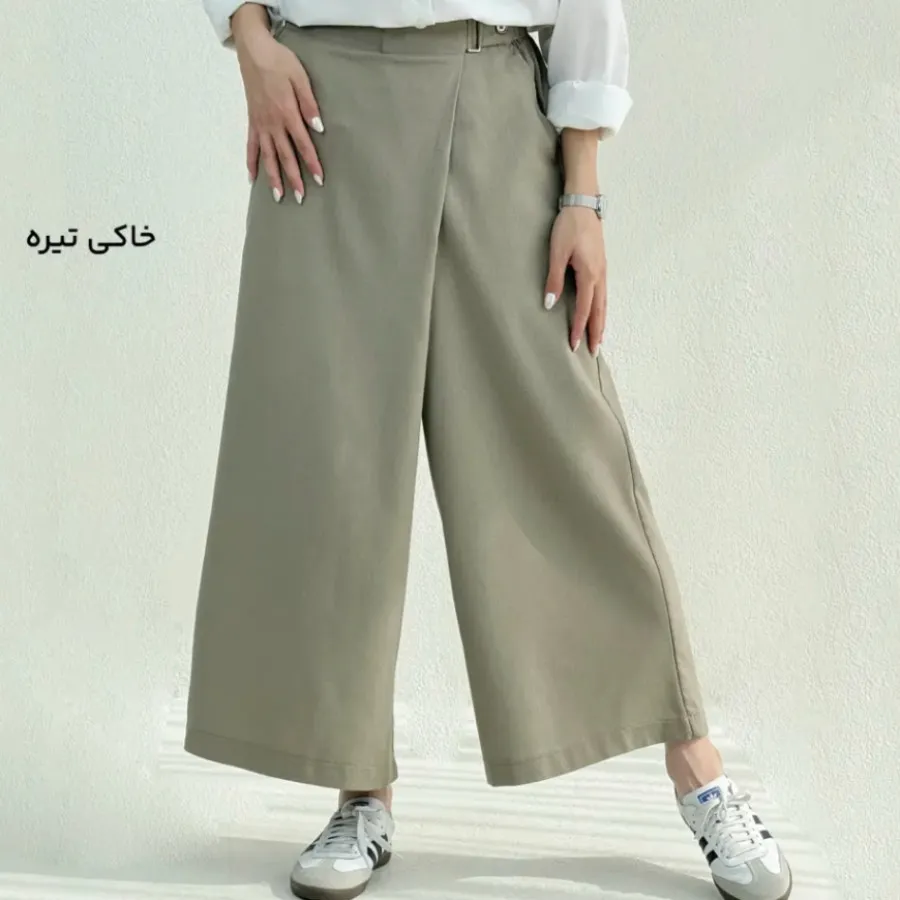 شلوار دامنی لینن