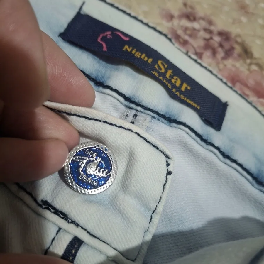 شلوار بگ یخی جین