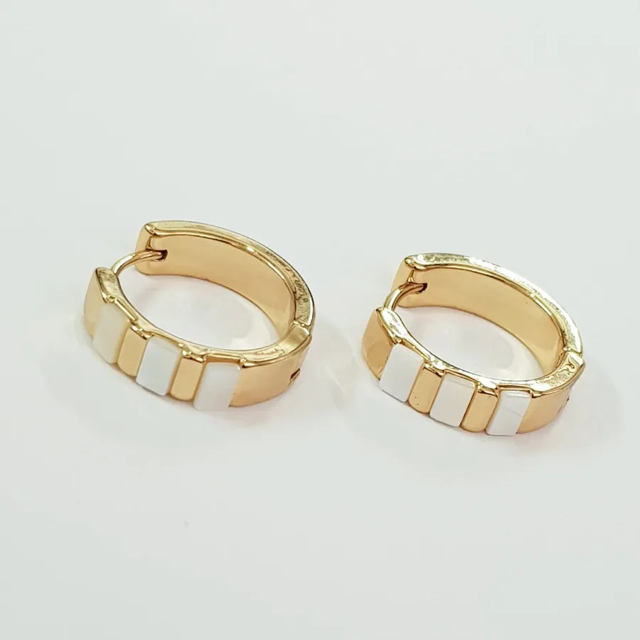 گوشواره استیل با روکش طلا