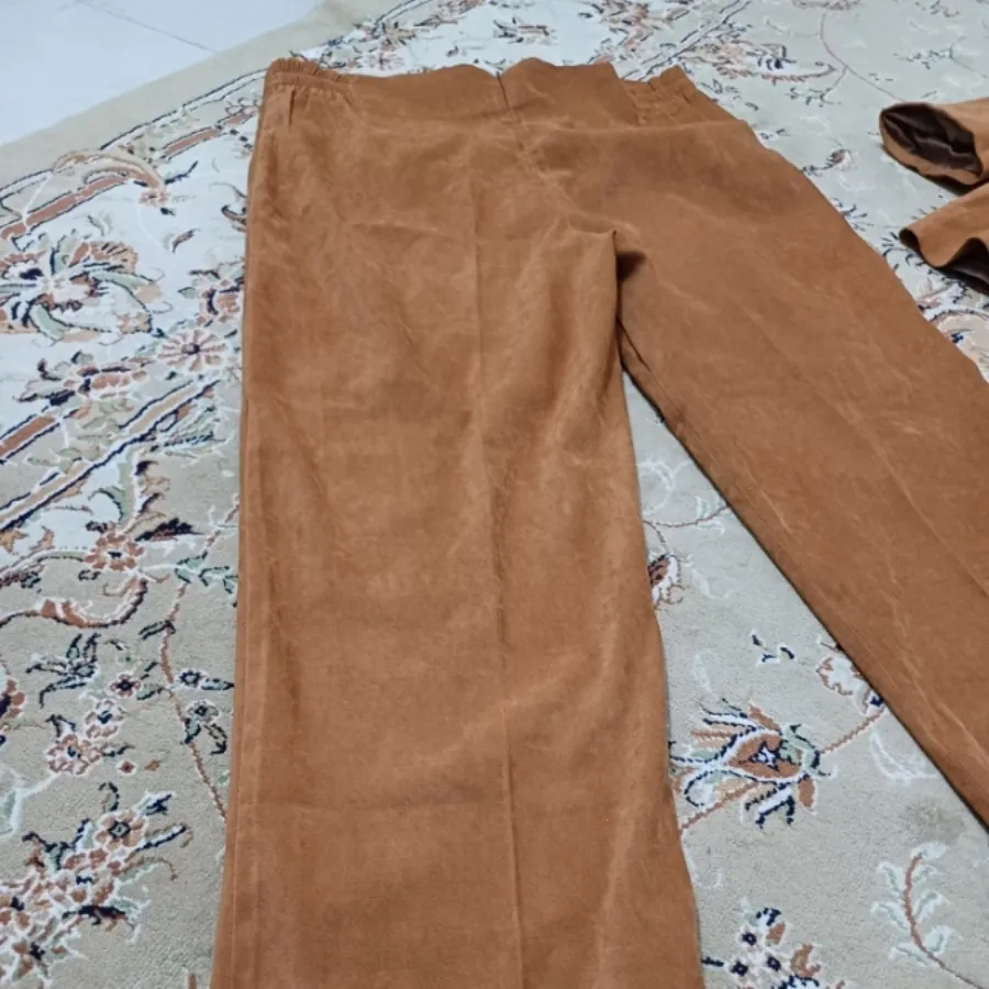 ست مانتو شلوار آستردار