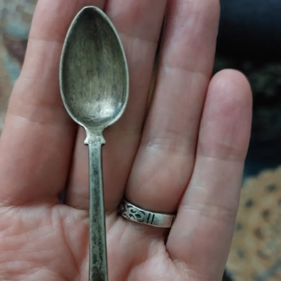 قاشق چایخوری نقره