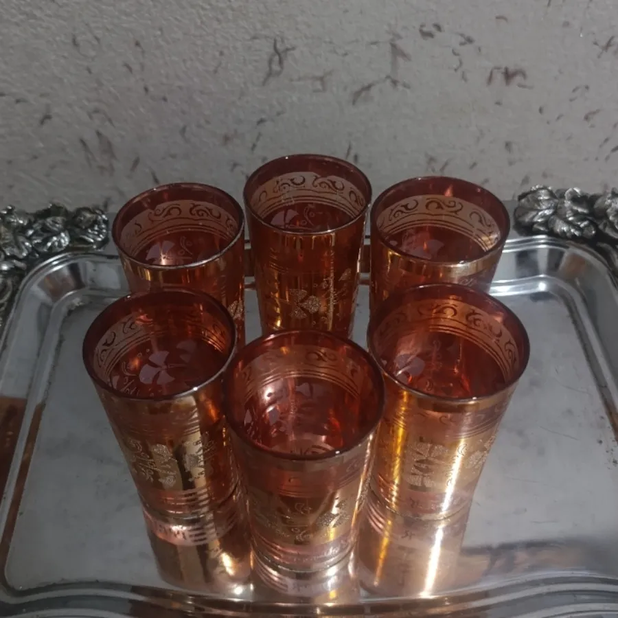 لیوان کره ای طلاکوب