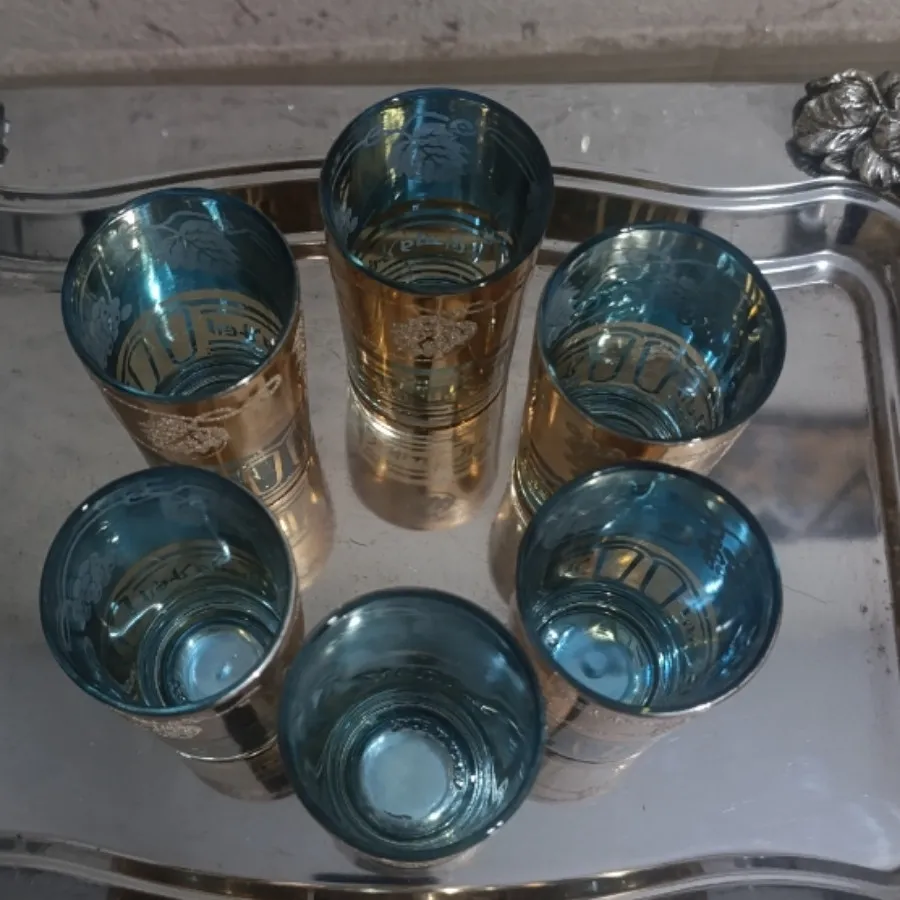 لیوان کره ای طلاکوب
