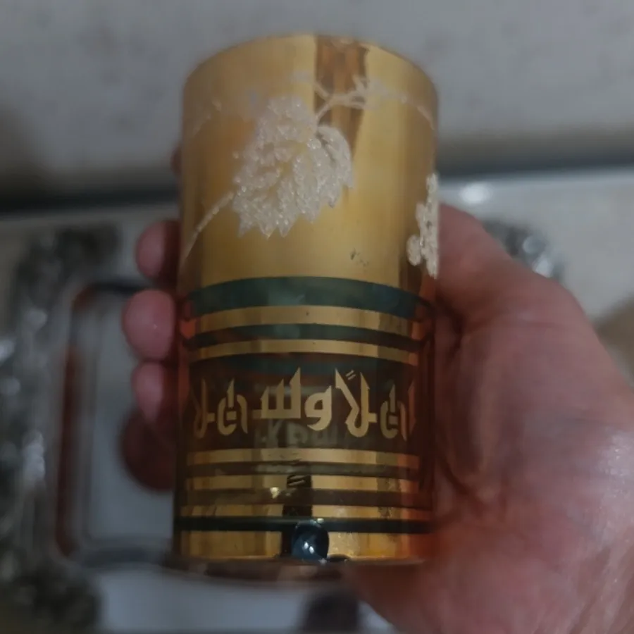 لیوان کره ای طلاکوب
