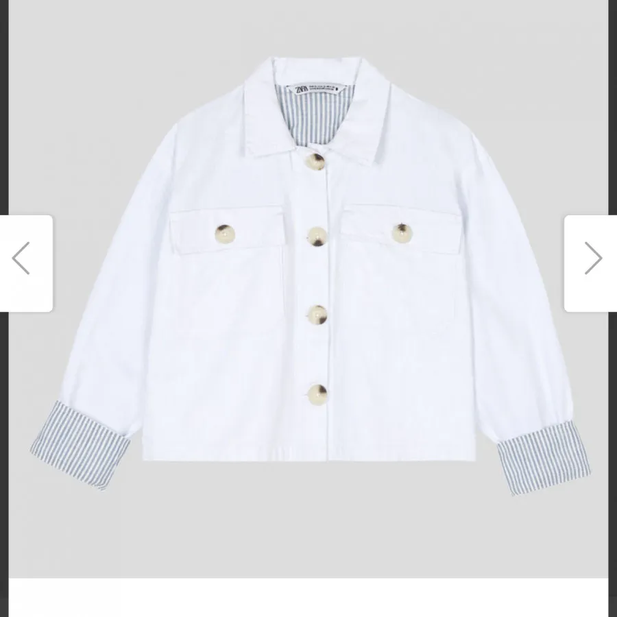 کت لینن سفید Zara