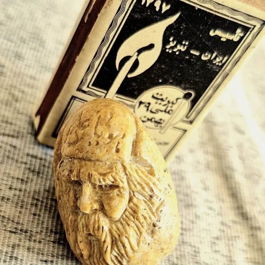 رخ درویش حکاکی سنگ