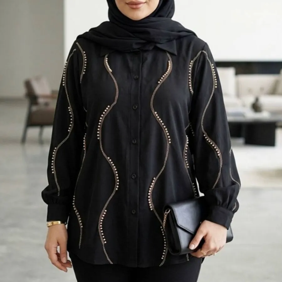 شومیز مجلسی سایز بزرگ