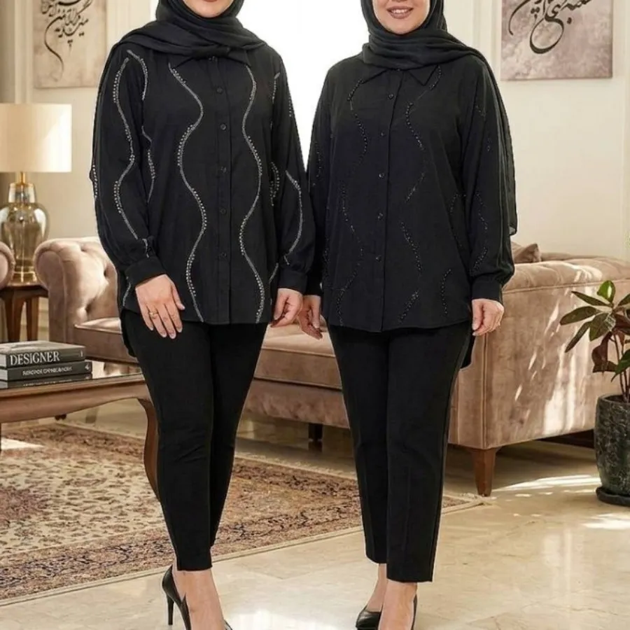 شومیز مجلسی سایز بزرگ