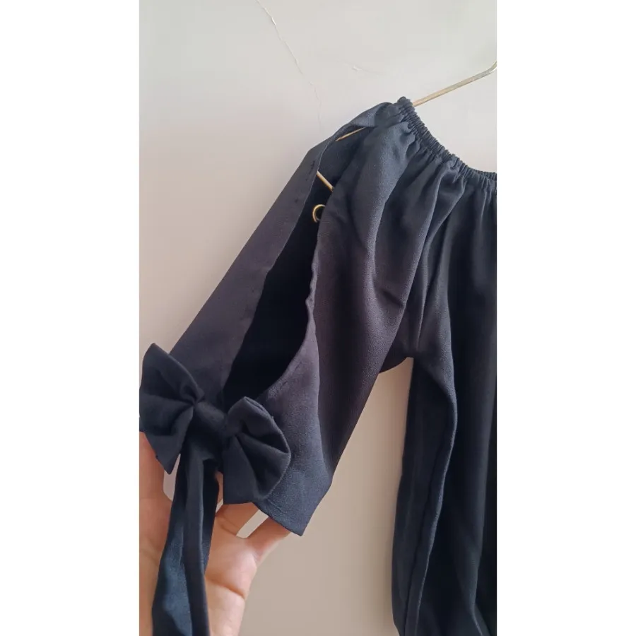 شومیز مشکی دخترانه
