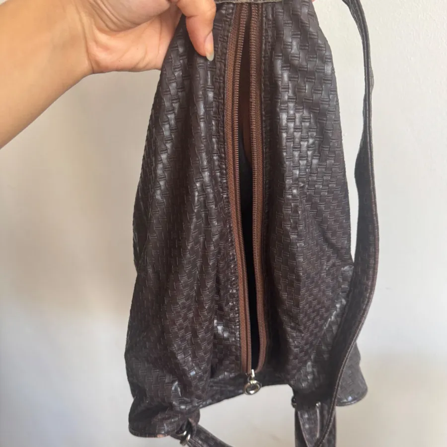 کوله چرمی قهوه ای
