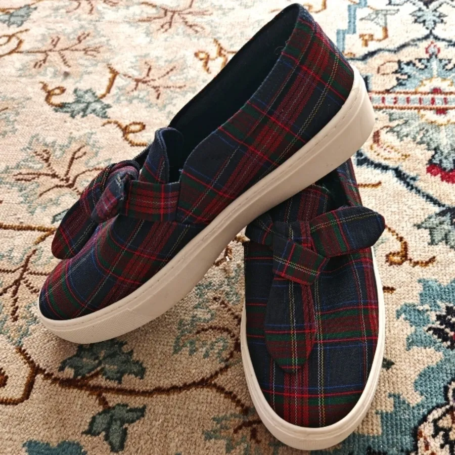 کفش زارا چهارخونه
