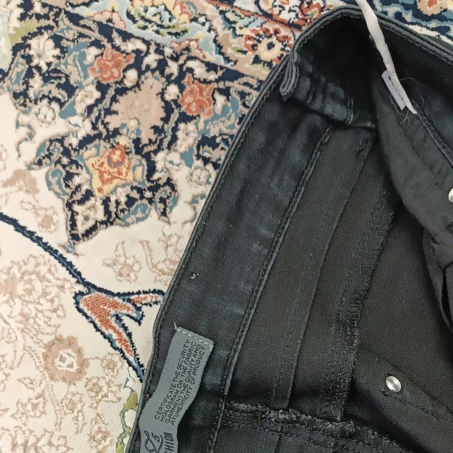 شلوار جین ذغالی خارجی