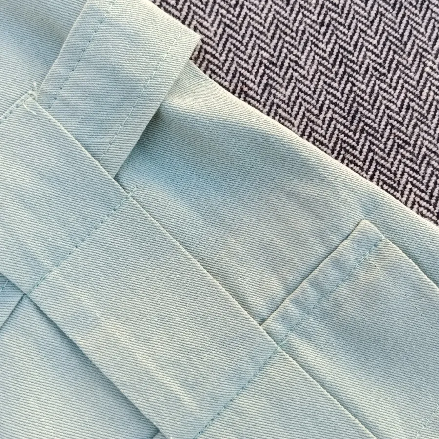 کت کتان Denim سبز پاستلی
