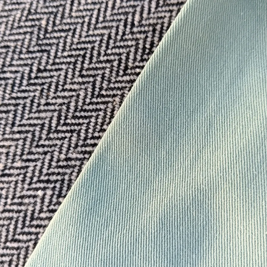 کت کتان Denim سبز پاستلی