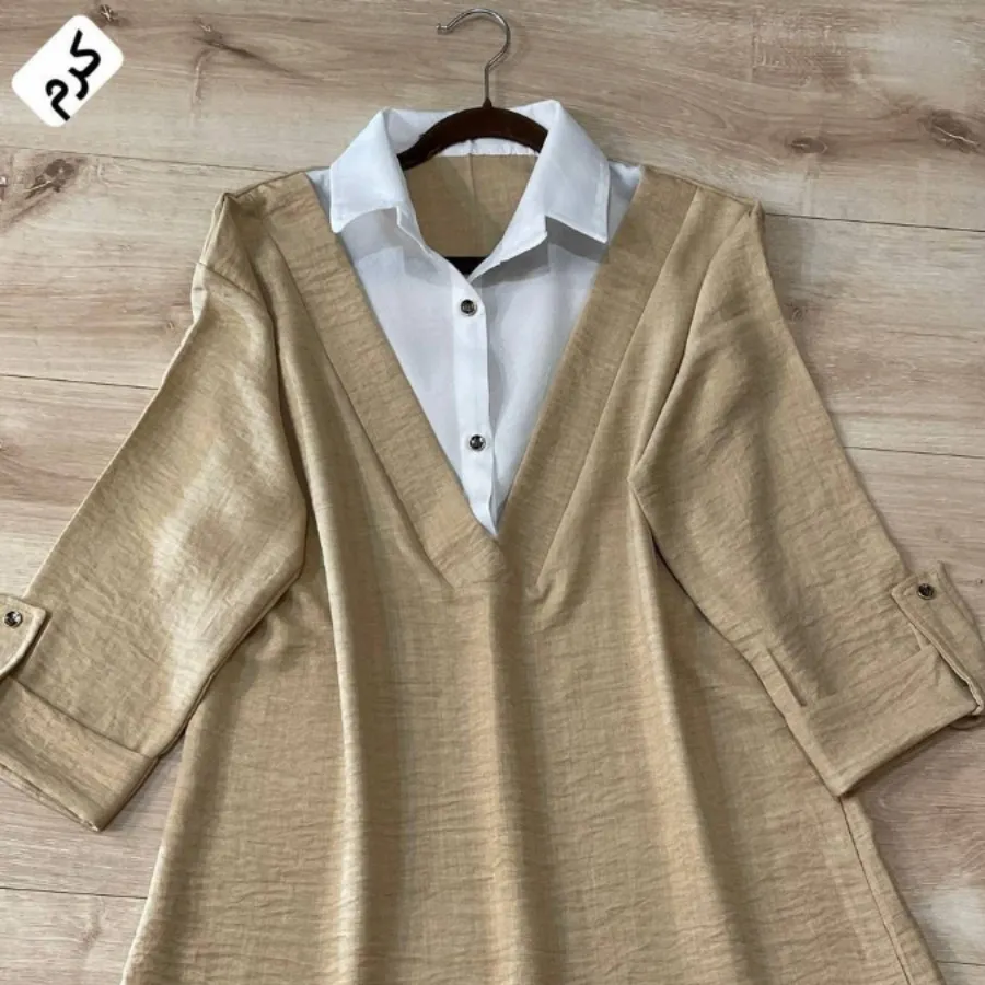 شومیز کرم حراج