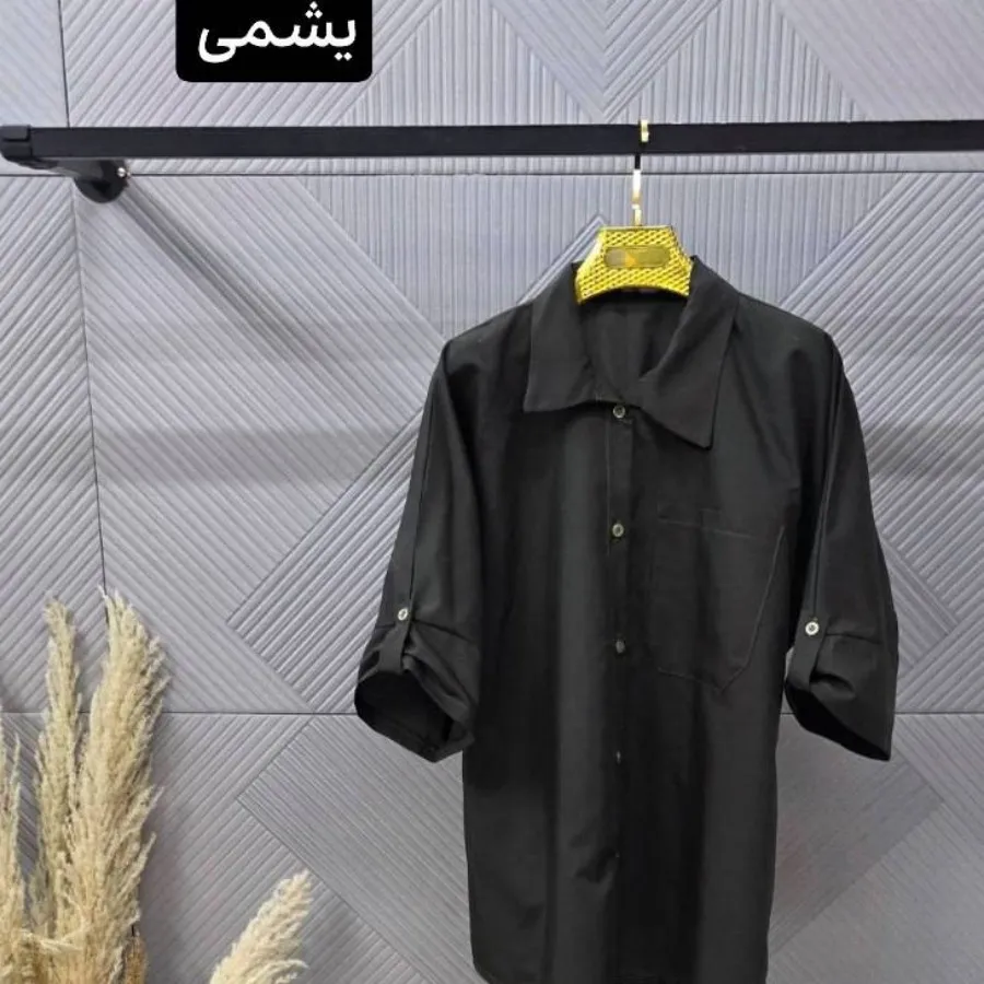 شومیز مشکی یشمی حراجی