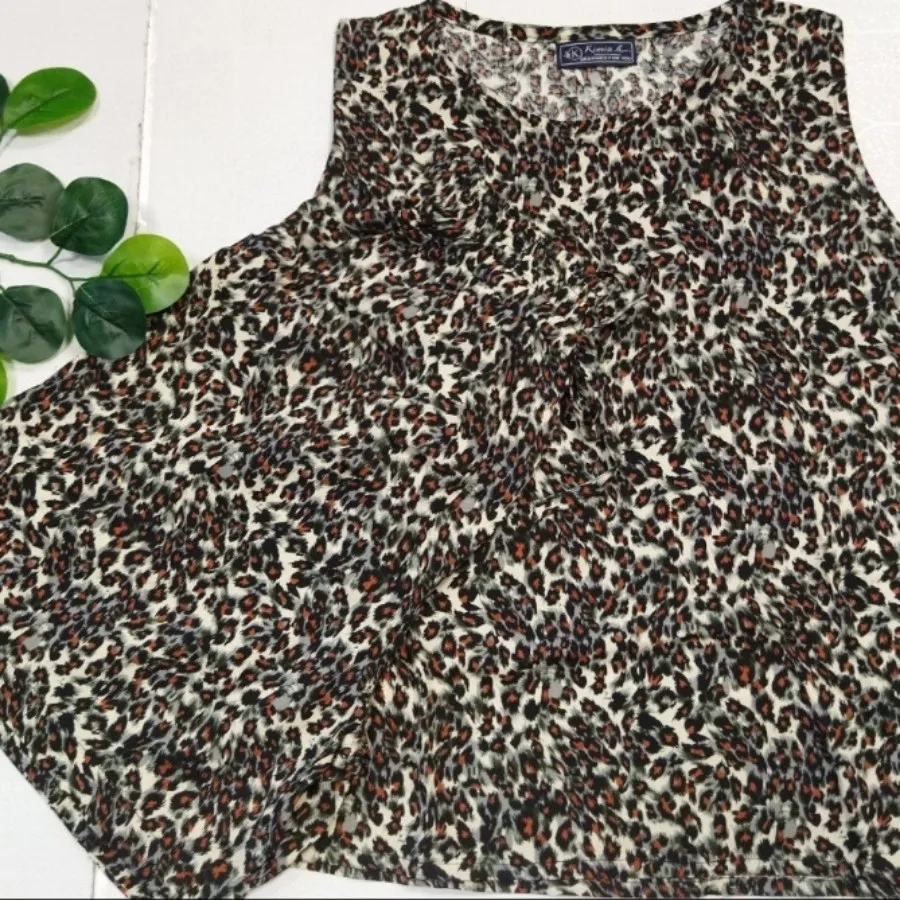 تاپ و شورتک پلنگی زنانه