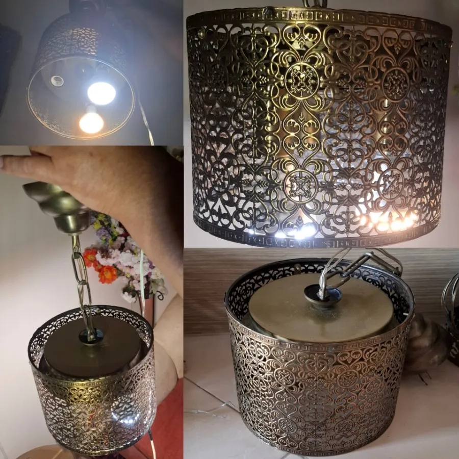لوستر خاتم اسلیمی سه شعله