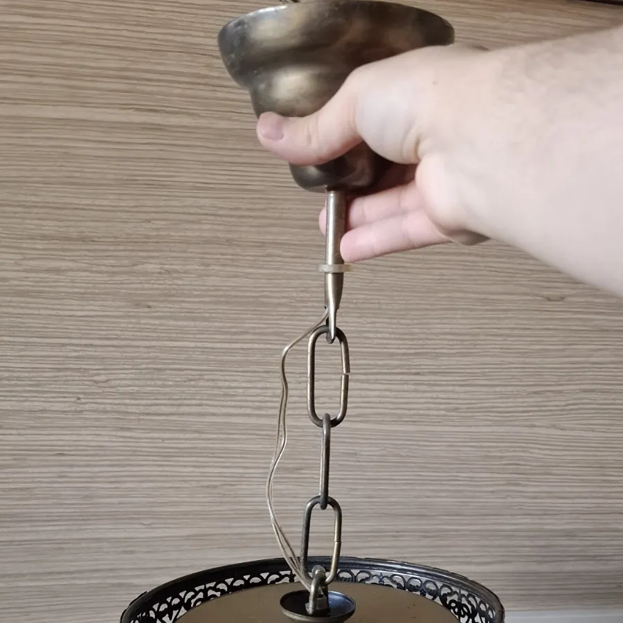 لوستر خاتم اسلیمی سه شعله