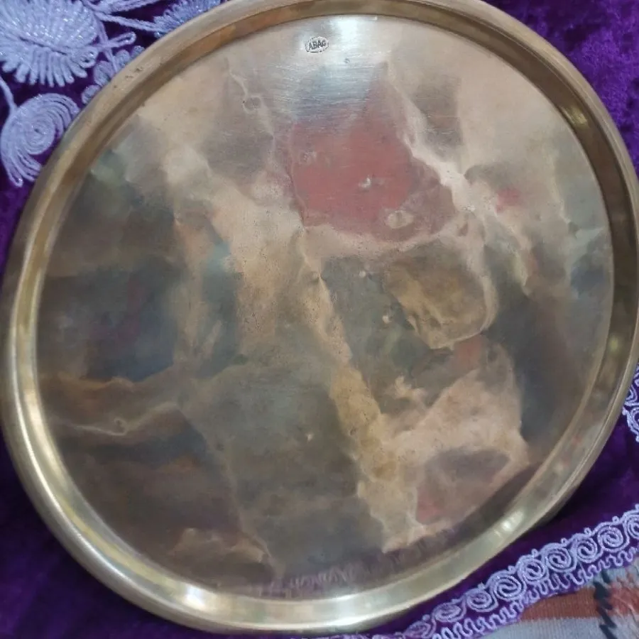 سینی برنجی آنتیک