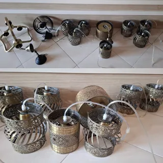 ده عدد لوستر برنجی مدرن