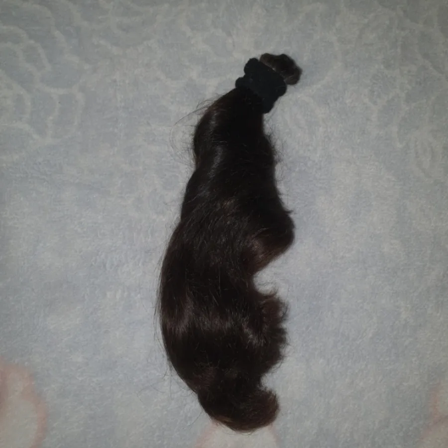 موی طبیعی بدون رنگ 30 cm