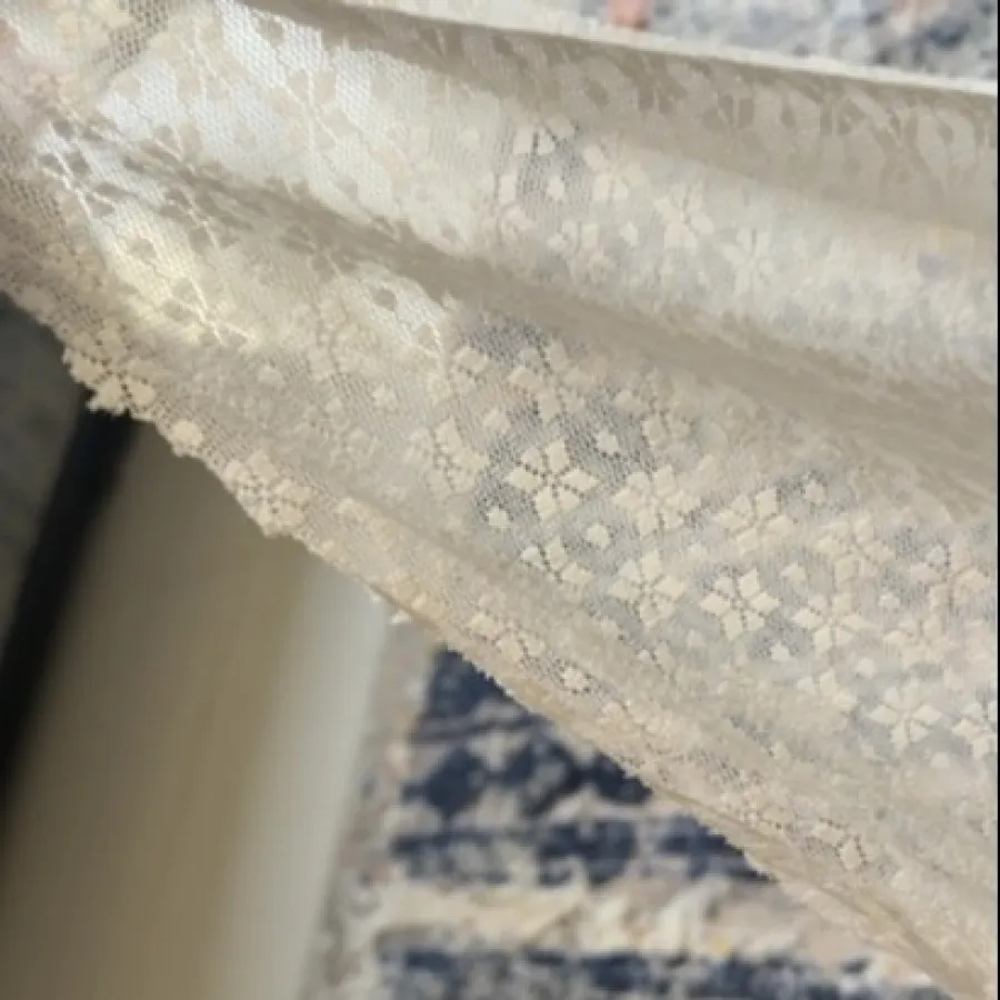 پارچه تور گلدار