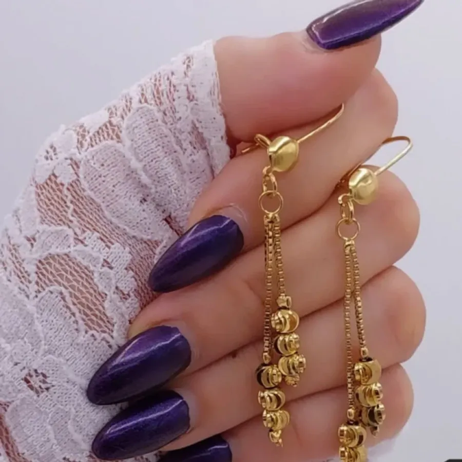 گوشواره ابکاری طلا