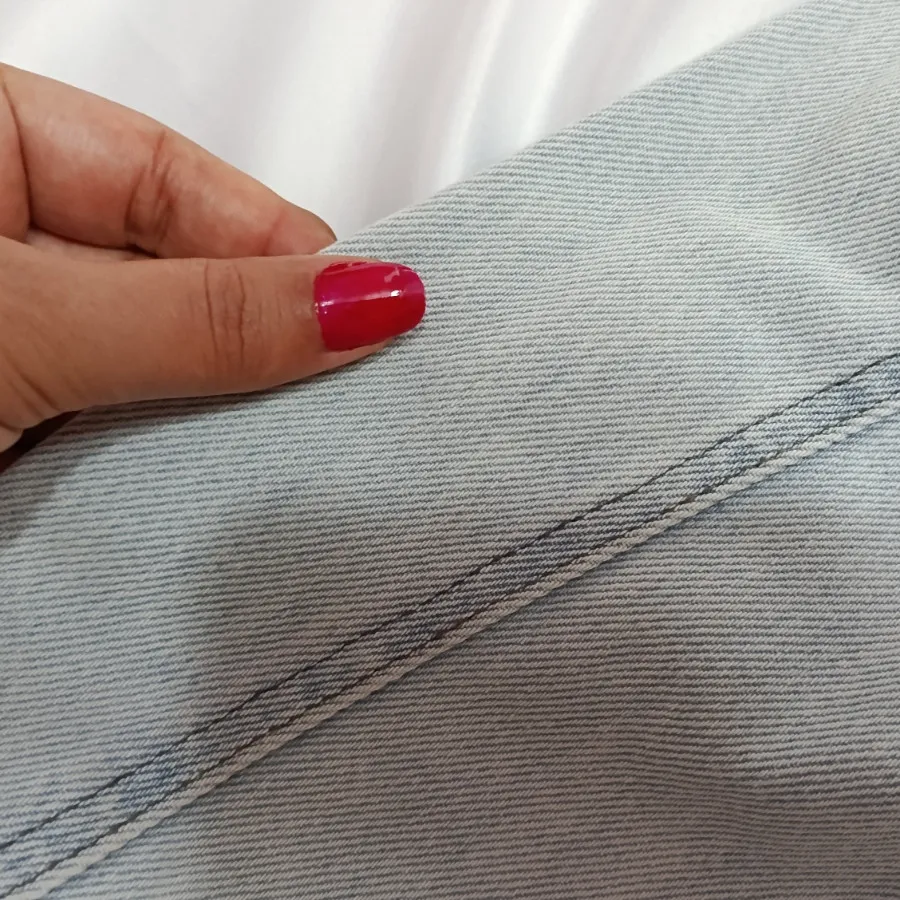 کت جین آبی یخی گرم بالا