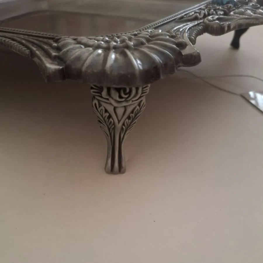 سینی نگین دار پایه دار