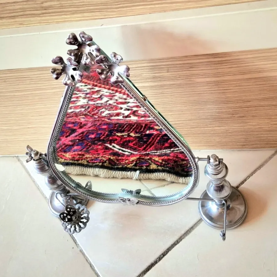 آینه قلبی شمع گل پروانه