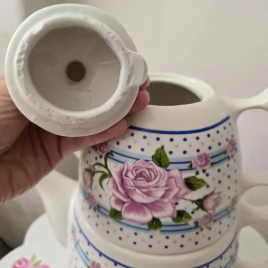 کتری قوری گلدار