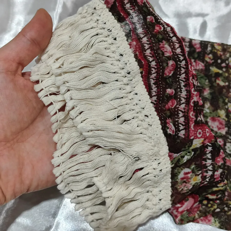 پیراهن حریر گل گلی خارجی