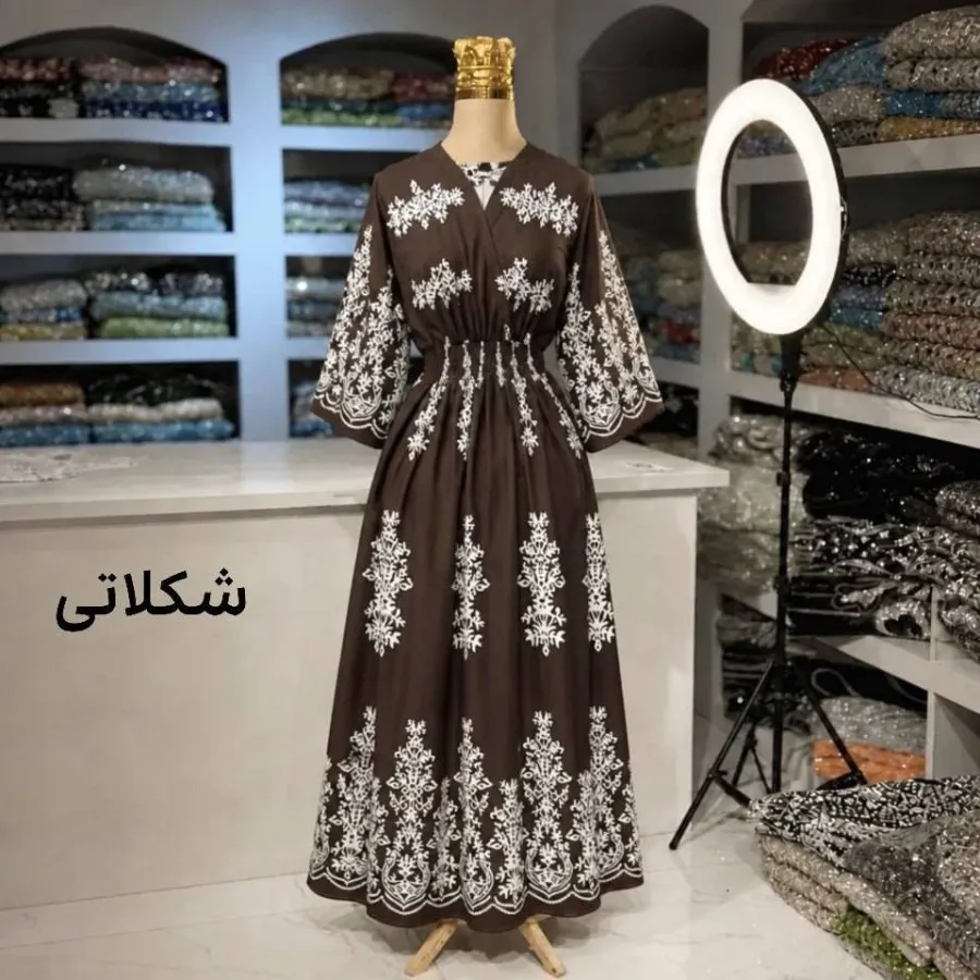 پیراهن ساحلی قواره بزرگ