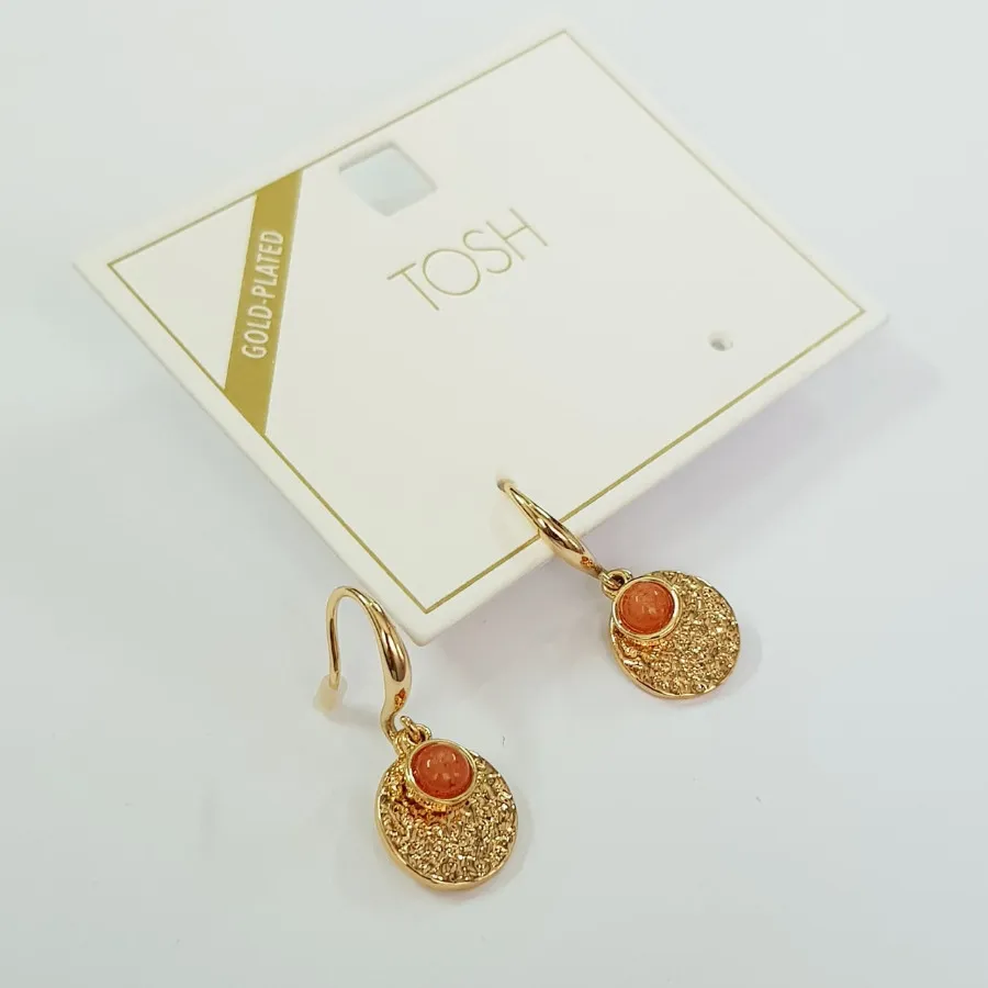 گوشواره آویز سنگ عقیق