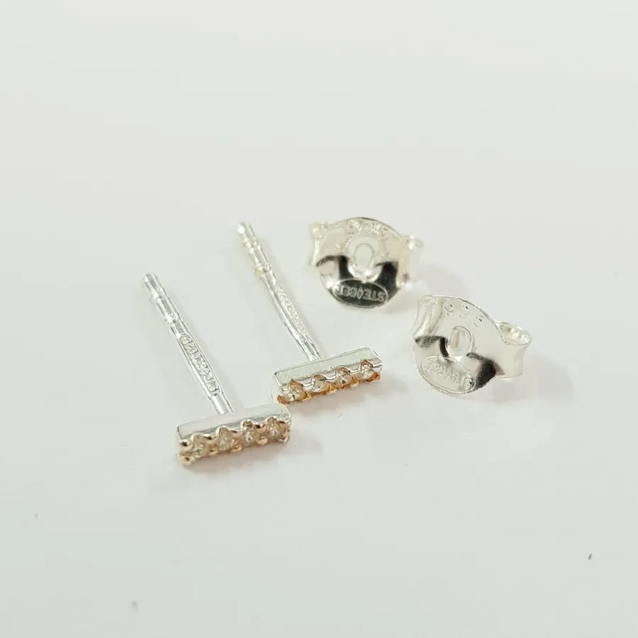 گوشواره گلگوش نقره 925