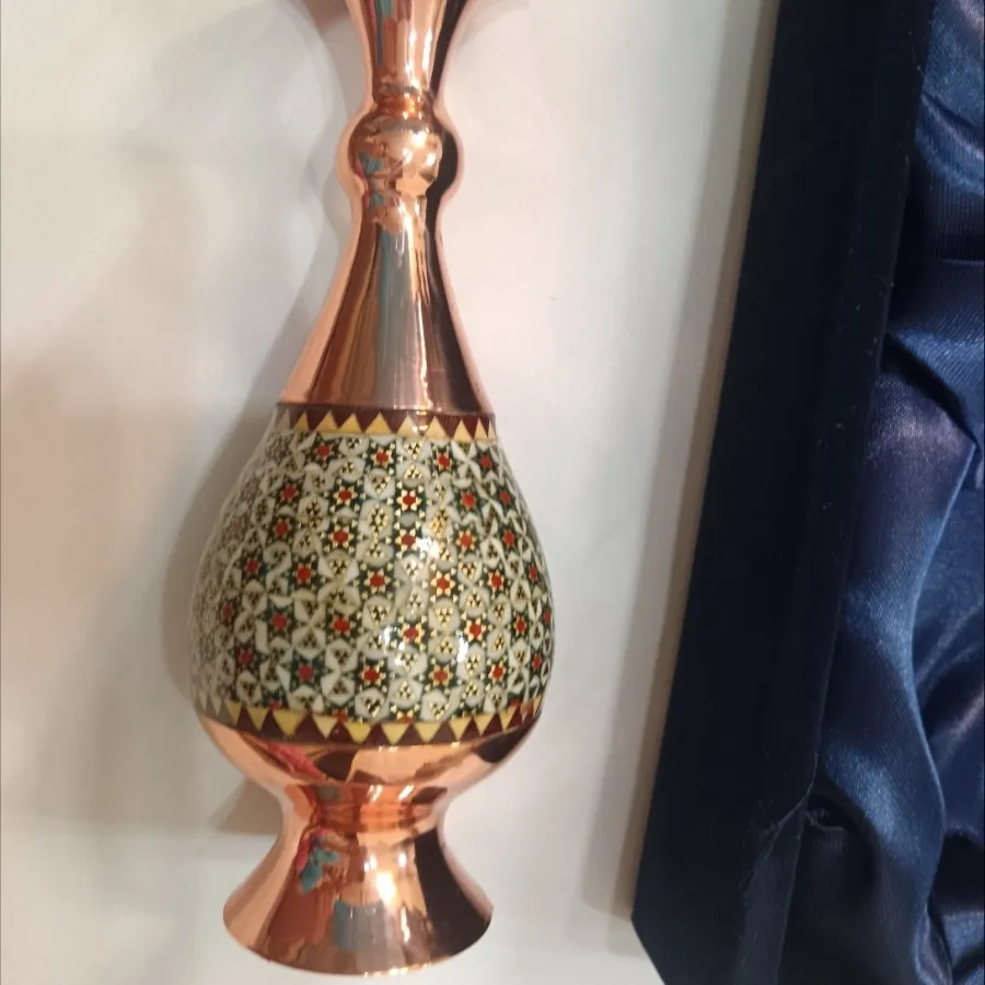 گلدان مس خراطی