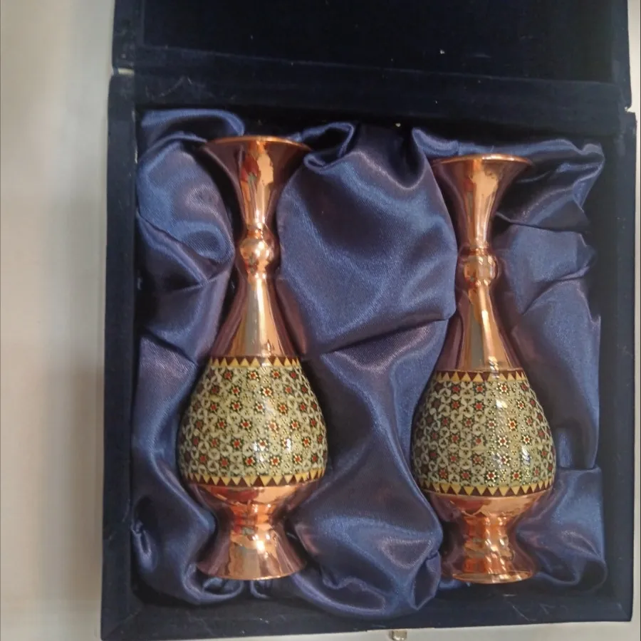 گلدان مس خراطی