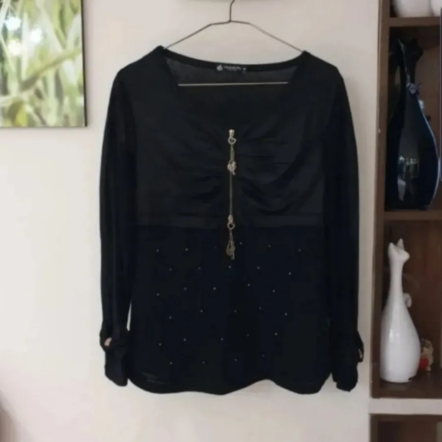 بلوز مشکی مجلسی