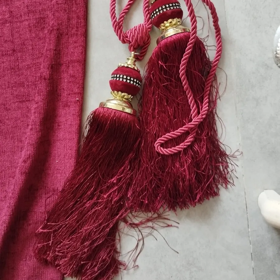 دوعدد والان زرشکی مخمل