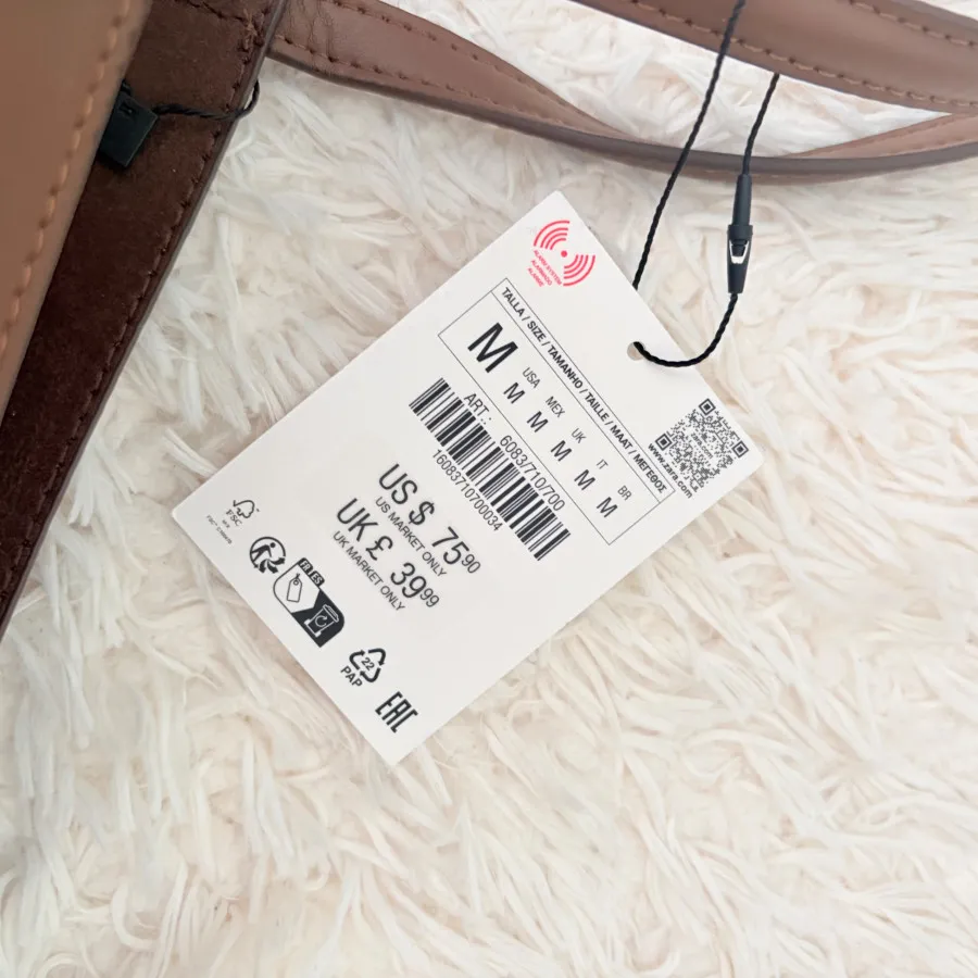 کیف قهوه ای زارا