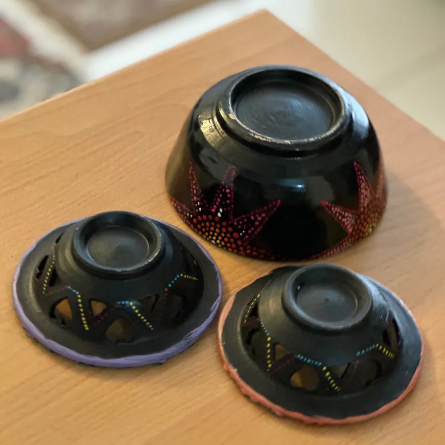 ست کاسه سفالی