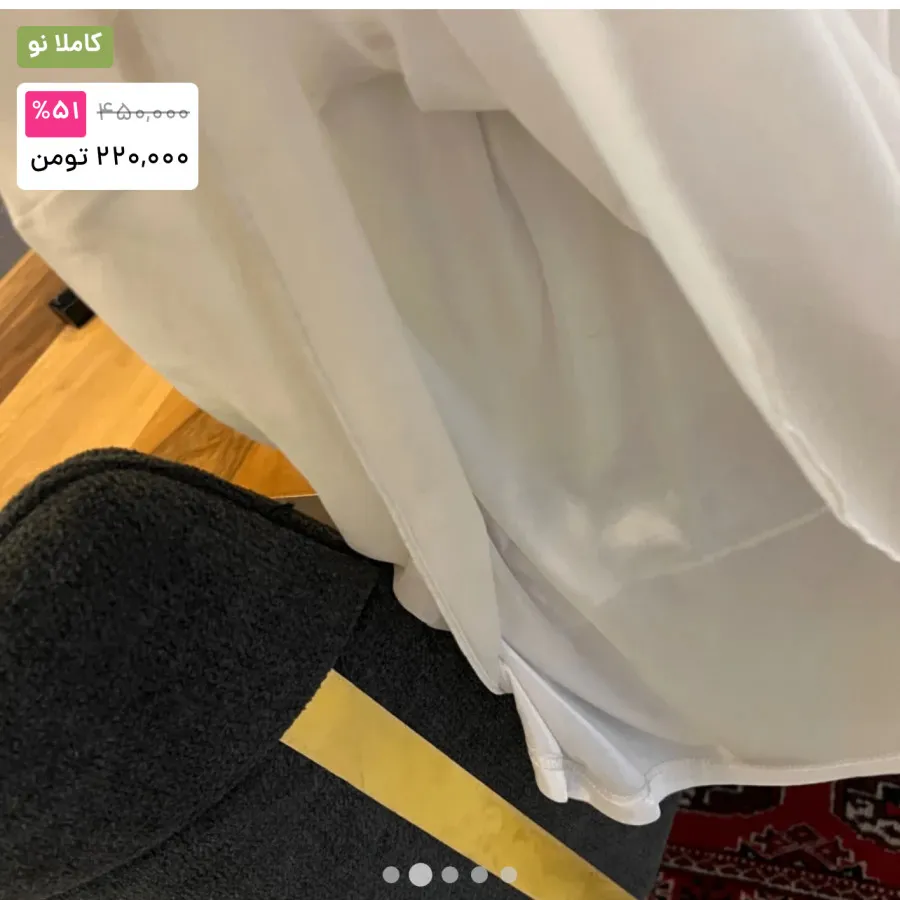پیراهن حریر محلسی