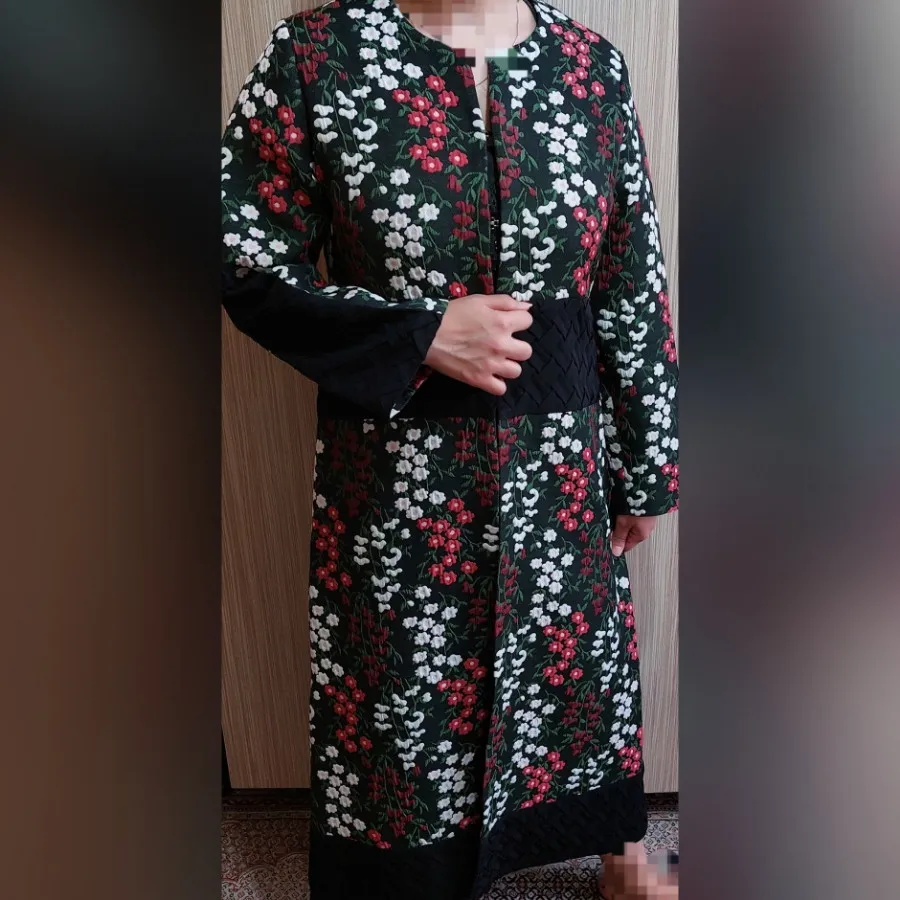 مانتو بلندگل برجسته مزونی